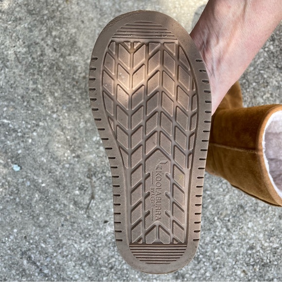 UGG Koolaburra Tall Boots - Girls Size 12 - Chestnut Brown - Bow Tie Closure - Picture 6 of 12